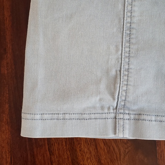 LISTICLE Light Blue Cotton Denim A-line Mini Skirt - Picture 7 of 9